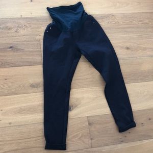 SALE!!! NWOT navy stretch maternity pants like new